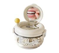 Retainer Cleaning Case | Manual Mouth Guard Storage Holder | Denture Container | for Women Men Teens Home Hotel Traveling Indoor Outdoor Vacation