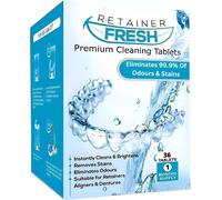 Retainer Fresh Retainer Cleaner Tablets - 120 Tablets 4 Month - Retainer Cleaning Tablets, Mouth Guard Cleaner, Denture Cleaner, Aligner Cleaner, Brite Retainer Tablets
