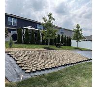 Retaining Wall Geogrid, Patio Yard Garden Driveway Ground Gravel Stabilization System - Foldable Expandable Grids Paver - Reinforcement Geogrid Ground Gravel Grid for Gravel/Soil Geo/Mud/Sa