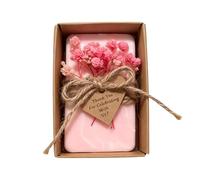 Retangular Scented Soap with Paper Label Sodium Palmitate Soap for Bridal Showers Wedding Birthday Decoration Guest Gifts
