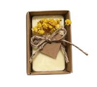 Retangular Scented Soap with Paper Label Sodium Palmitate Soap for Bridal Showers Wedding Birthday Decoration Guest Gifts