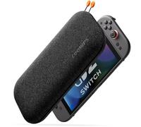 Retear Switch 2 Case for Nintendo Switch 2 (2025), Odorless Felt Ultra Hard Shell Military Grade Protection, Soft Lining Travel Storage Case with 8 Game Card Slots, Dark Gray