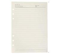 Retec 3 Pack Refills - 240 Pages/120 Sheets A5 Ruled Lined Paper, 6 Hole Loose Leaf Punched Paper Refill for Diary Notebook, Office School Travel Planner