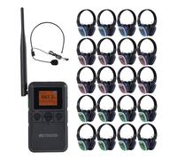 Retekess TA003P Silent Disco Headphone System, Silent Disco Equip (1-20)