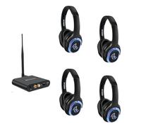 Retekess TA004 Silent Disco Starter Kit, Over Ear Headphones（1-4）
