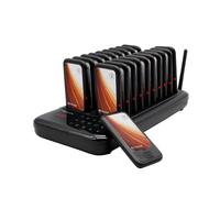 Retekess TD173 Pager System, 500M Restaurant Buzzer System, 20 Pagers, With Mute Button, 7 Prompt Modes, Out of The Box, Pagers and Beepers for Bistro, Hotel, Food Truck (UK Plug)