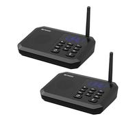 Retekess TH201 Two Way Wireless Intercom System, Intercoms Wireless for Home, 2KM Working Distance,Easy to operate,Up to 99 Extensions, Plug and Play, 8-level Volume Control, Suitable for the Elderly