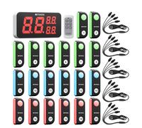 Retekess TM103 Trivia Buzzers, 50m Range, Adjustable Volume Game Buzzers, Three Answer Modes, Add Up to 32 Buttons, Game for Buzzer Show, School Activity, Corporate Events and Quiz Shows (20 Pack)