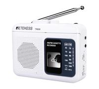 Retekess TR606 Cassette Player with Portable AM FM Radio Walkman Tape Player Recorder Support Standard 3.5mm Earphone Long Antenna