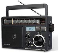Retekess TR618 Portable Radio, Digital Shortwave Radio(Black)