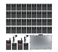 Retekess TT127 Audio Tour System, Wireless Tour Guide System, Two-Person Explanation Mode,41 Languages Available, On-Demand Function, 200m, for Museum Exhibition Gallery, Factories,Tours