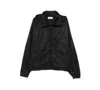RETERNITY wrinkled hooded jacket - Black M-XL