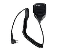 Retevis 2 Pin Two Way Radio Microphone Security PTT, Compatible with Minland G15/G18 Motorola DP1400 CP040 CP88 CP100 CP150 GP68 GP88 GP300 Speaker Mic Portable Radio Shoulder Speaker (1 Pcs)