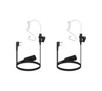 Retevis AI Active Noise-canceling Walkie Talkie Headset, 2 Way Radio Earpiece with Noise Reduction Chip, Acoustic Tube Headset Compatible with Baofeng eSynic Maylawn RT24 RT27 (2 Pack)