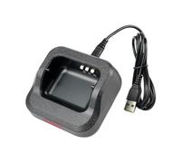 Retevis Ailunce HA1UV Ham Radio USB Charger, LED Light, 5V 1A Original Desktop Battery Charger for HA1UV NR630 NR630S Walkie Talkies, Easy-to-read LED Indicator, Fast and Efficient Charging, Black(1)