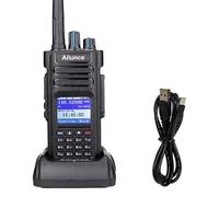 Retevis Ailunce HD1 Dmr Radio, 10W, GPS, Dual Band, Digital Two Way Radio, Type-C 3200mAh Battery, IP67 Waterproof, 16 Keys DTMF, Compatible with Ham Radio (1 Pcs, Black)