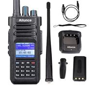 Retevis Ailunce HD1 Dmr Radio, 10W, IP67 Waterproof, GPS, Dual Band, Digital Two Way Radio, Type-C, 3200mAh Battery, 16 Keys DTMF, Compatible with Ham Radio (1 Pcs, Black)