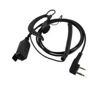 Retevis EEK016 Hands-Free Two Way Radio Headset, Compatible RT622 RT27 RT619 RT24 Baofeng UV-5R eSynic Walkie Talkies, G Shape Ear hook Walkie Talkie Earpiece with Mic 2 Pin (1 Pcs)