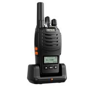 Retevis H777D Walkie Talkies for Adults, LCD Screen, PMR446, Type C Charging, 1200mAh Battery, Rugged Long-Range 2-Way Radio for Cycling & Adventures (1-Pack, Black)