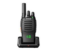 Retevis H777H Walkie Talkie for Adults, PMR446 Two Way Radio with Hidden Display, USB C, VOX, Flashlight, 16 Channels, Portable Walkie Talkies for Family, Camping (Black, 1 Pcs)