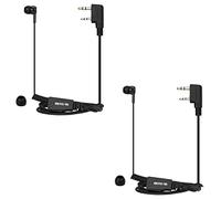 Retevis In Ear 2 Pin Walkie Talkie Earpiece with Mic Compatible with RT24 RT27 RT622 RT617 RT618 RT619 Two Way Radio Security Walkie Talkie Headphones with PTT(2 Pcs)