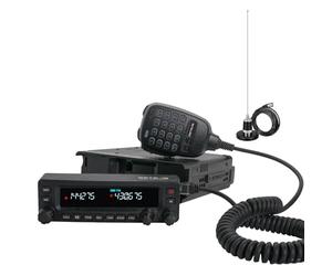 Retevis MA1 Ham Radio with Antenna, Removable Control Panel Mobile Transceiver, Cross-band Repeater, Long Range, 2m/70cm/FM/AM, VFO, Amateur Radio for Emergency Response, Home Base (1Pcs)