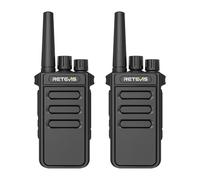 Retevis MateTalk P64 Digital Walkie Talkie, PMR446 License-Free, Compatible with Motorola and Long Range Repeater, Group Call, VOX, Security, Commercial Radio for Hotels Properties (2 Pack)