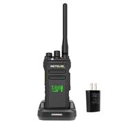 Retevis NR30D DMR Handheld Radio, High Power 2 Way Radio Waterproof IP67, 2800mAh, Noise Cancelling Digital Walkie Talkies Compatible with AES256 for Outdoor Rescue (Black, 1Pcs)