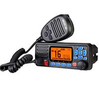 Retevis RA27 Fixed Mount Marine Radio with GPS and DSC, IP67 Waterproof, Long Range, Emergency NOAA Weather, All International/US/CA Marine Channels, Triple Watch, Ship to Shore Radio for Boats, Black