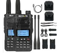 Retevis RA89 Dual Band Ham Radio, Long Range Radio with Noise Reduction