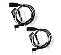 Retevis Radio Earpiece VOX, Walkie Talkie Earpiece with Coil Design, Compatible with RT24 RT27 RT622 RB618, Baofeng UV5R 888S, Kenwood, eSynic, HYT, etc, Hands-Free Earpiece (2 Pcs)
