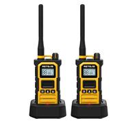 Retevis RB648 Pro Walkie Talkies Long Range, IP67 Waterproof Two Way Radio, Two-way Noise Cancellation, 2800mAh, High Power Walkie Talkies for Adults for Construction Sites and Factories(Yellow, 2Pcs）