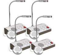 Retevis RT-9908 Window Speaker System,Intercom System,Two Way Voice Transmission,High Power Speaker for Bank,School,Store(4 Pack)