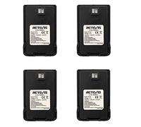Retevis RT24 Walkie Talkie Battery Original Li-Ion Batteries 3.7V 1100mAh Compatible RT24 Two Way Radio (4 Pack)