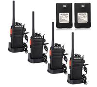 Retevis RT24 Walkie Talkie for Adults Bundle with Original Li-Ion Battery, 3.7V 1100mAh Compatible with RT24 Two Way Radio, for Long Range Communication and Outdoor Use (2 Pack)