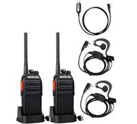 Retevis RT24 Walkie Talkie, USB Programming Cable, Explore more Features of the Walkie-talkie, Classic License-free 2 Way Radio for Adults - PMR446 Professional Two Way Radio with Earpieces