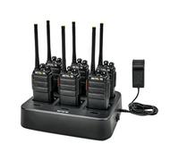 Retevis RT24 Walkie Talkies for Business, 6-Way USB Charger PMR446 License-Free Two Way Radios with VOX, 16 Channels, Long Range Radio Communication - Ideal for Security, Retail, School (6 Packs)