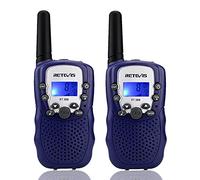 Retevis RT388 Walkie Talkies for Kids Age 3+, Long Range VOX Flashlight Toy Gift for Boys, Birthday Gift for Children, Family, Camping (1 Pair, Navy Blue)