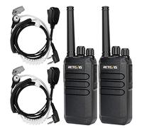 Retevis RT40 Walkie Talkie, DMR Two Way Radio Professional PMR446 Handheld, 48CH Digital Analog Ham Radio, 2000mAh Rechargeable Walkie Talkies for Adults Security, School (Black, 2Pcs)
