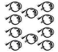 Retevis RT622 Walkie Talkie Earpiece with Mic, 2 Pin Headset Compatible RT24 RT27 RT28 RT619 eSynic UV-5R BF-88E BF-888S Two Way Radio, Anti Falling off Single Wire Earhook (10 Pack)