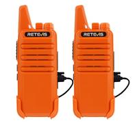 Retevis RT622 Walkie Talkies for Adults, Rechargeable 2 Way Radio Portable | VOX, Emergency Alarm, 1000mAh Li-on Battery, USB Charging, Clear Sound, Walkie Talkies for Hiking, Camping, Outdoor, Travel