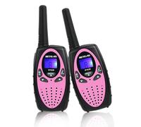 Retevis RT628 Walkie Talkies for Kids, Long Range Walkie Talkies with Adjustable Volume, VOX, Keylock, Kids Toy for Family, Camping, Garden, Outdoor, Park, Gifts for 5-12 Years Old (1 Pair, Pink)