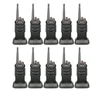 Retevis RT648 Walkie Talkie Waterproof IP67, Rugged 2 Way Radios Long Range, VOX, Emergency Alarm, Portable PMR446 Two Way Radio for Construction Site(10 Pack)