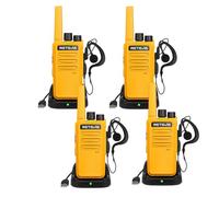 Retevis RT668 Walkie Talkies for Adults, Rechargeable PMR446 Walkie Talkie, Robust, USB Charger and Earpieces, Professional Radio for Family, Work Communication, Camping (2 Pairs)