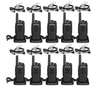 Retevis RT668 Walkie Talkies for Adults, Two Way Radio with Earpiece,10 Pcs