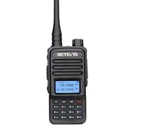 Retevis RT85 Ham Radio, Long Range 2 Way Radio Scanner, 2m/70cm Ham Radio, 200 Channels, LCD Display, Professional Two Way Radio for Outdoor Adventure, Hunting (Black, 1Pcs)