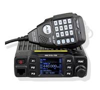 Retevis RT95 Ham Radio Transceiver, Mini Dual Band Radio Scanner | 25W/15W/5W Power Options, CTCSS/DCS, VOX Hands-Free, Easy to Install, for Mobile Vehicle Communication, Base Station