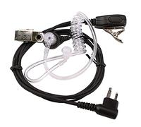 Retevis Surveillance Earpiece, Security Headset, Walkie Talkie Headset, Compatible with 2 Way Radio Motorola 2 Pin CP040 CP140 DP1400 Hytera with Mic PTT Covert Acoustic Tube (1 Pcs)