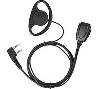 Retevis Two Way Radio Earpiece, 2 Pin D Shape Headset with Mic Compatible RT24 RT22 RT27 RT28 Baofeng BF-888S UV-5R eSynic Caroger Kenwood (1 pcs)