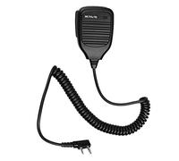 Retevis Two Way Radio Speaker Microphone 2 Pin Remote Speaker Mic Compatible with Walkie Talkie RT24 RT27 RT28 RT85 Baofeng UV-5R BF-888S KENWOOD WOUXUN HYT TYT Remote Speaker Mic Shoulder (5 Pcs)
